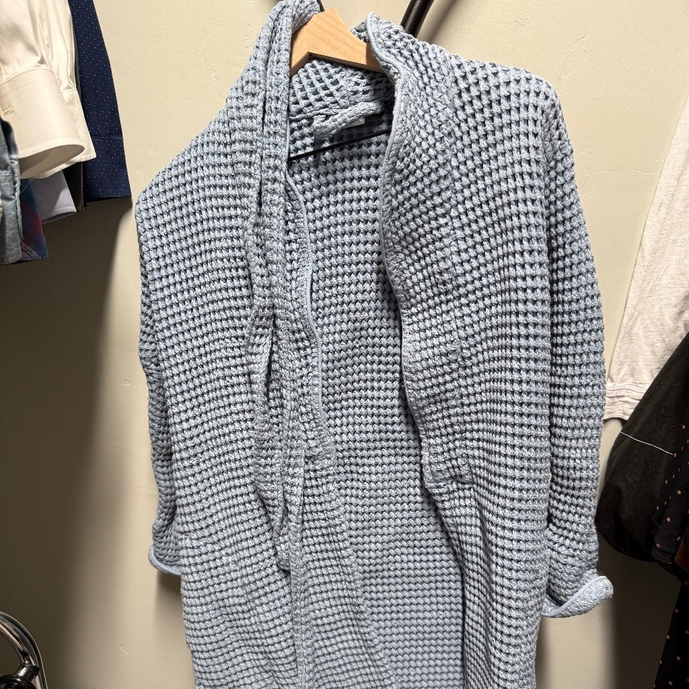 Brooklinen waffle bath robe